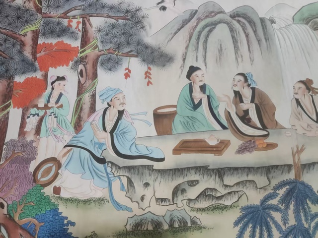 古玩字畫中美協名家名家黃光為 群賢畢至圖拍賣，當前價格10元