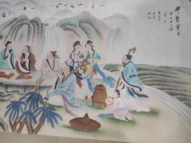 古玩字畫中美協名家名家黃光為 群賢畢至圖拍賣，當前價格10元