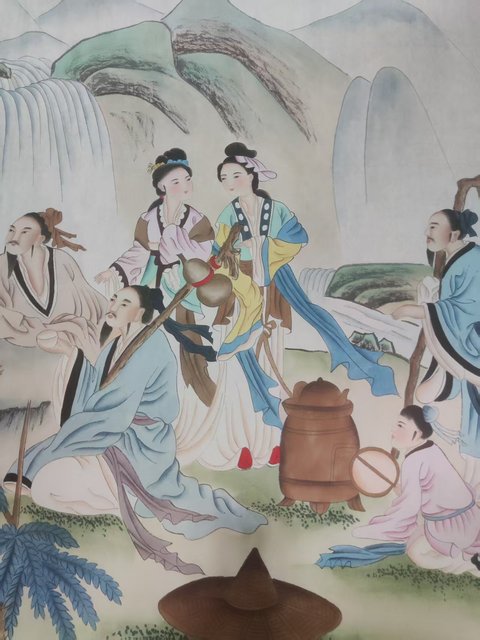 古玩字畫中美協名家名家黃光為 群賢畢至圖拍賣，當前價格10元