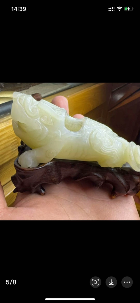 古玩玉器瑞獸真品鑒賞圖