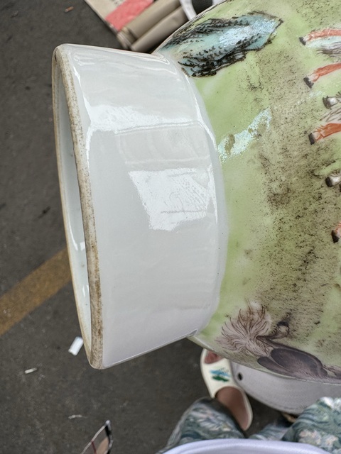 古玩陶瓷馬紋瓶真品鑒賞圖