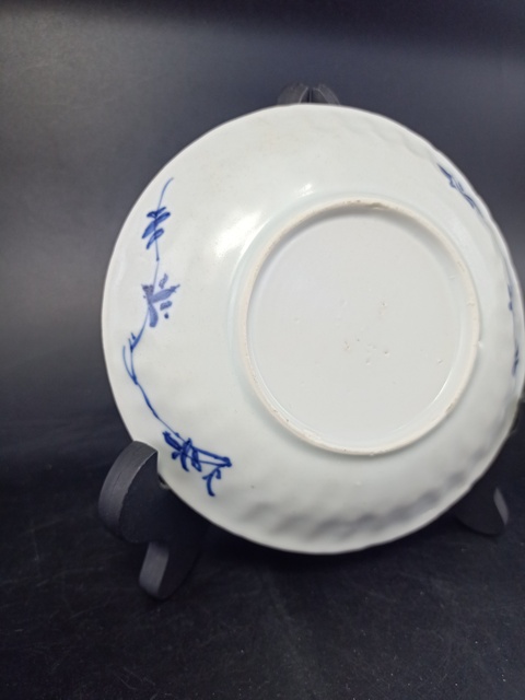 古玩陶瓷清康熙 青花四鳳小盤真品鑒賞圖