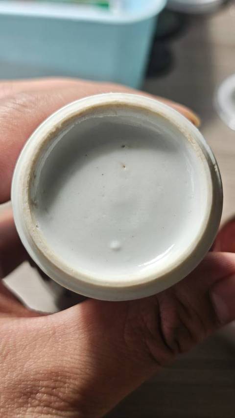 古玩陶瓷青花雞腿瓶真品鑒賞圖