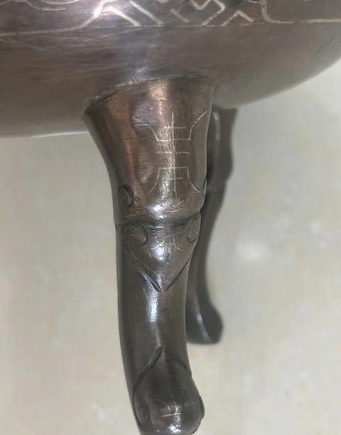 古玩銅器獅子熏爐真品鑒賞圖