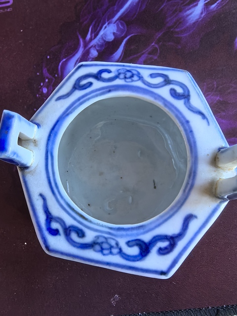 古玩陶瓷青花熏爐真品鑒賞圖
