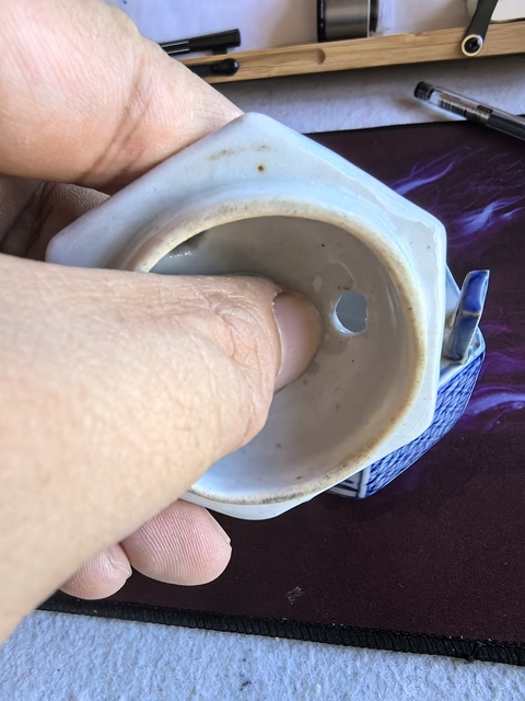 古玩陶瓷青花熏爐真品鑒賞圖