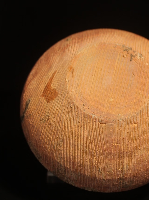 古玩陶瓷醬釉鼓釘紋水盂真品鑒賞圖