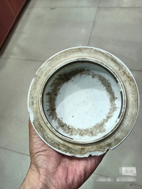 古玩陶瓷青花嬰戲圖罐蓋真品鑒賞圖