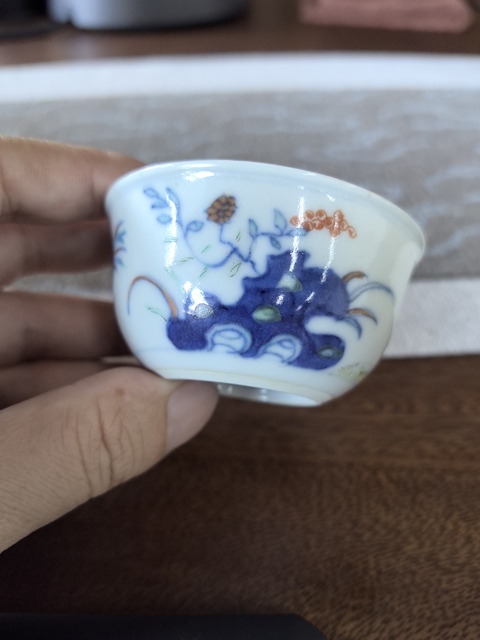 古玩陶瓷斗彩雞缸杯真品鑒賞圖