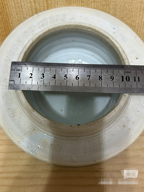 古玩陶瓷青花花卉紋罐蓋真品鑒賞圖