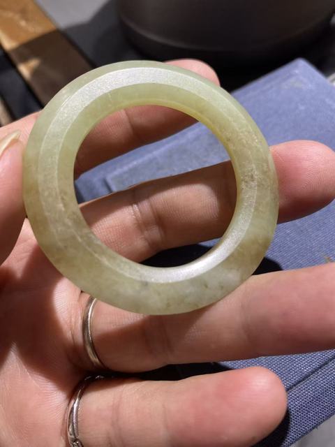 古玩玉器三才環真品鑒賞圖