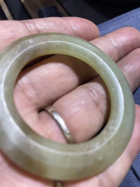 古玩玉器三才環真品鑒賞圖