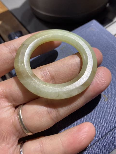 古玩玉器三才環真品鑒賞圖