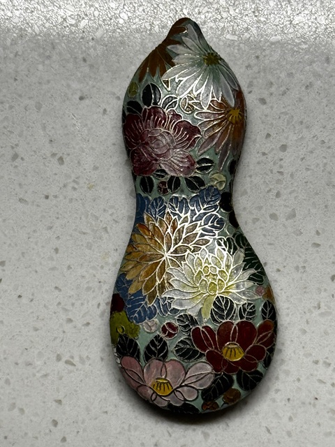古玩雜項掐絲琺瑯葫蘆盒子真品鑒賞圖