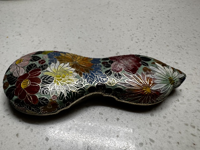 古玩雜項掐絲琺瑯葫蘆盒子真品鑒賞圖