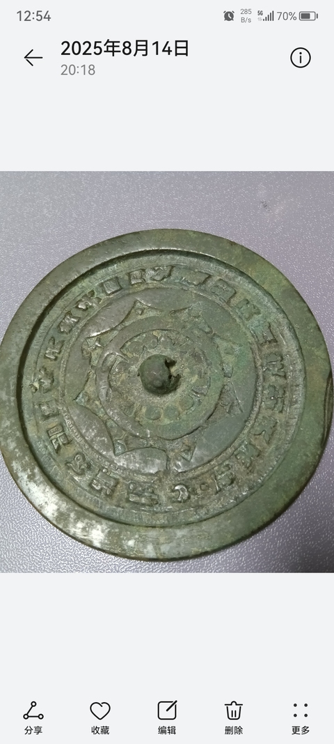 古玩銅器銅鏡真品鑒賞圖