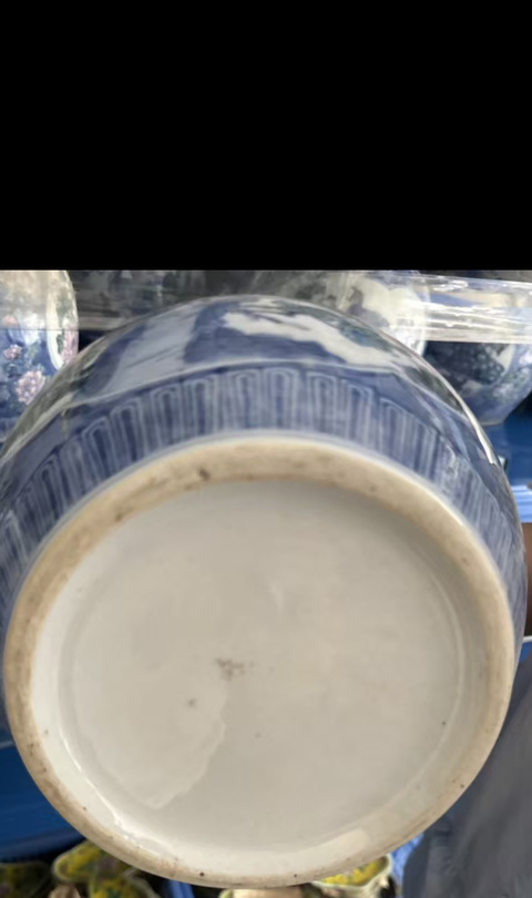 古玩陶瓷花鳥紋罐真品鑒賞圖