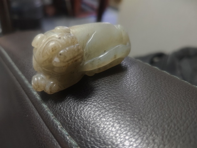 古玩玉器和田玉雕“瑞獸”真品鑒賞圖