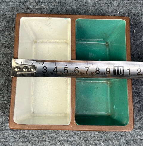 古玩雜項紫砂調色盒真品鑒賞圖