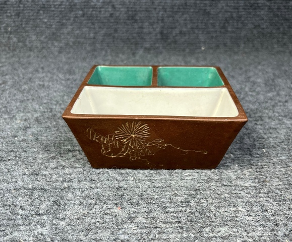 古玩雜項紫砂調色盒真品鑒賞圖