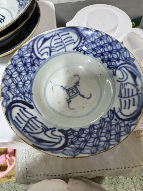 古玩陶瓷青花折腰碗真品鑒賞圖