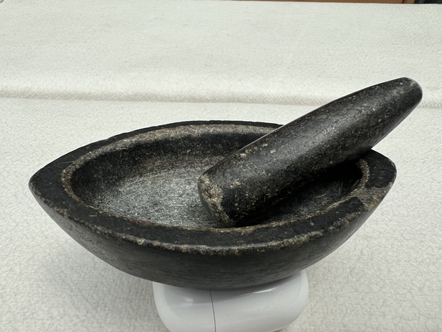 古玩雜項石臼真品鑒賞圖