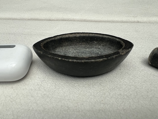 古玩雜項石臼真品鑒賞圖