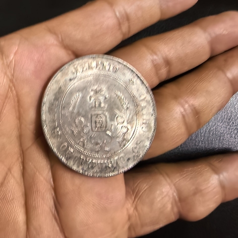 古玩錢幣孫中山像壹圓真品鑒賞圖