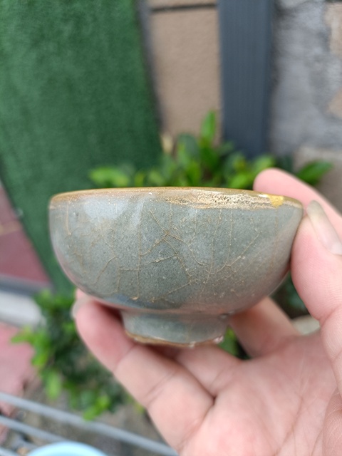 古玩陶瓷龍泉青瓷芒口盞真品鑒賞圖