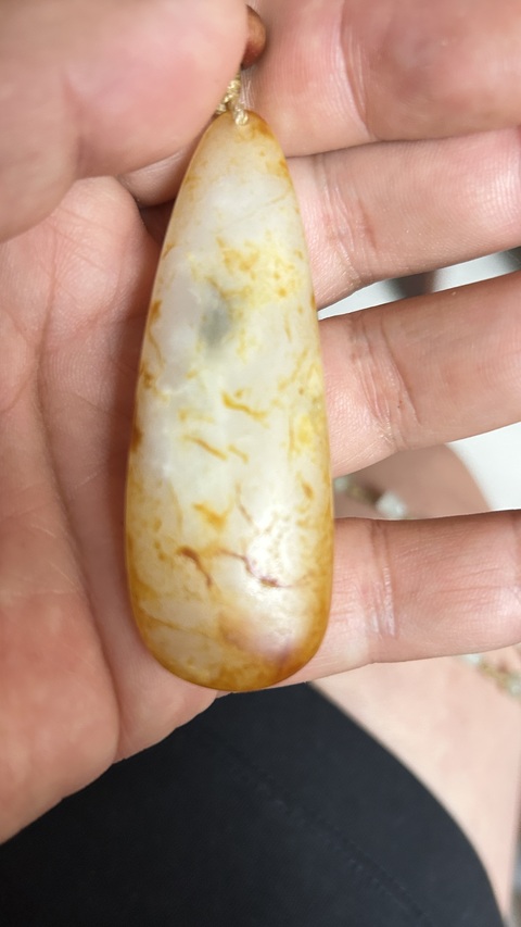 古玩玉器天然和田玉籽料雕件真品鑒賞圖