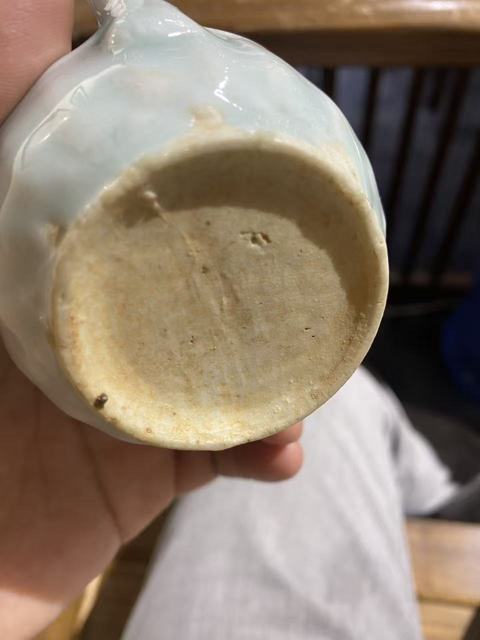 古玩陶瓷元明湖田窯壺真品鑒賞圖