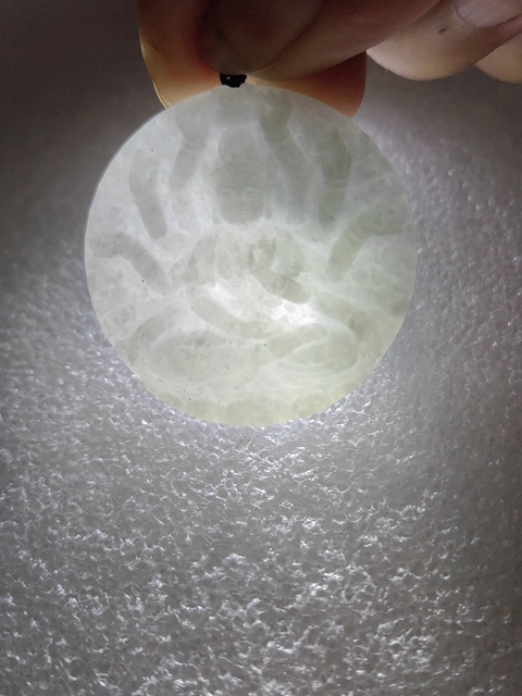 古玩玉器天然翡翠雕“千手觀音”牌拍賣，當(dāng)前價格298元