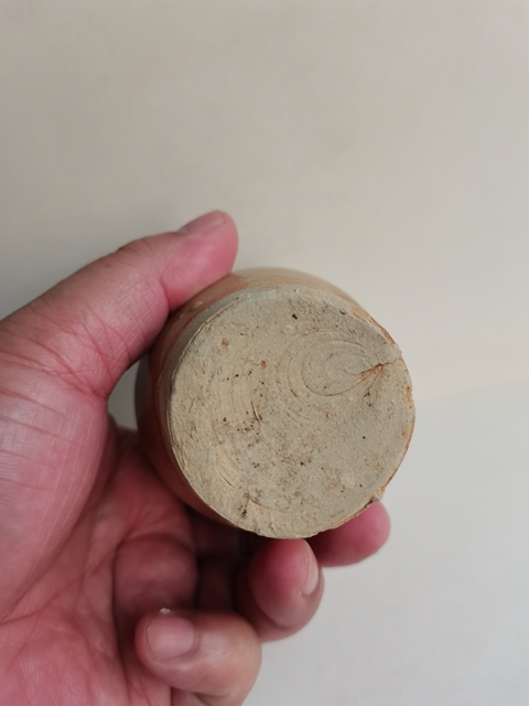 古玩陶瓷長沙窯青釉雙系罐拍賣，當前價格0元