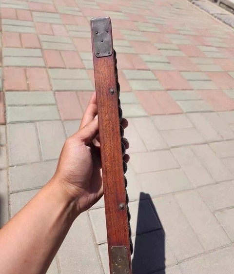 古玩陶瓷硬木算盤真品鑒賞圖