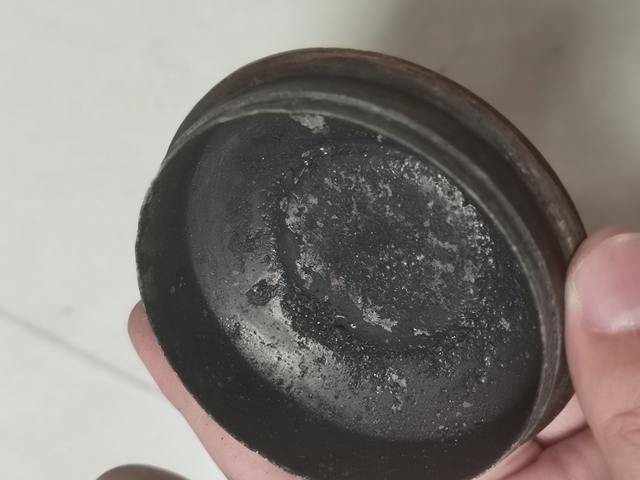 古玩雜項銅墨盒真品鑒賞圖