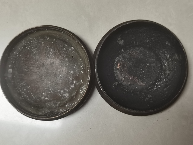 古玩雜項銅墨盒真品鑒賞圖