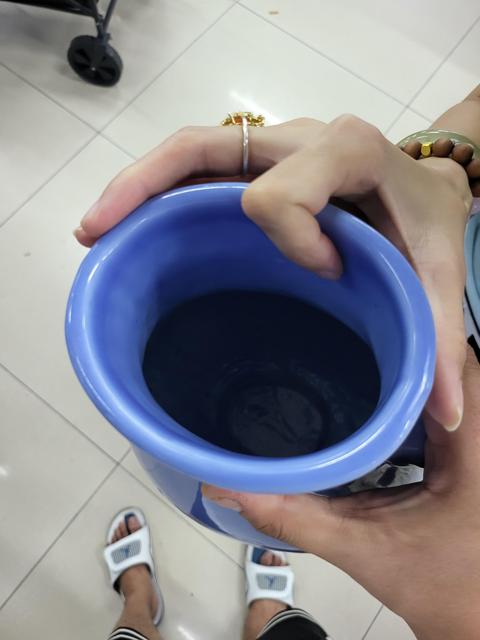 古玩陶瓷藍釉雙象鼻耳尊真品鑒賞圖
