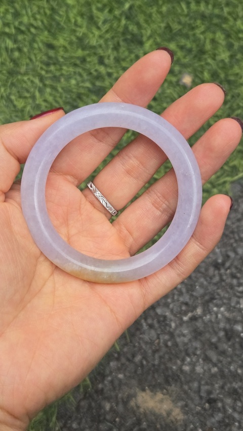 古玩玉器天然翡翠手鐲真品鑒賞圖