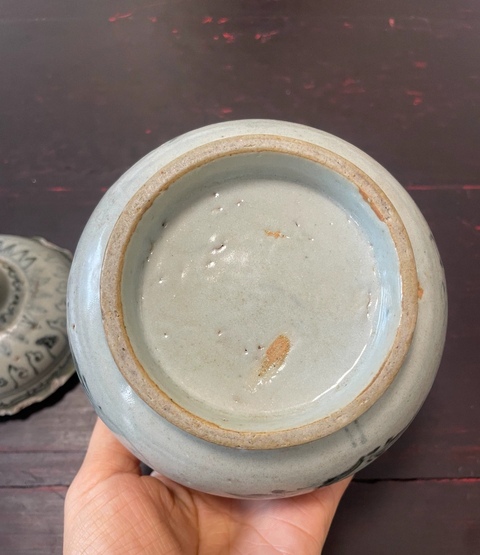 古玩陶瓷青花蓋罐真品鑒賞圖
