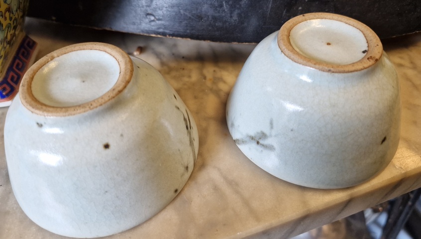古玩陶瓷青花杯真品鑒賞圖