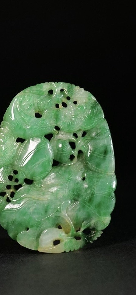 古玩玉器翡翠掛件真品鑒賞圖