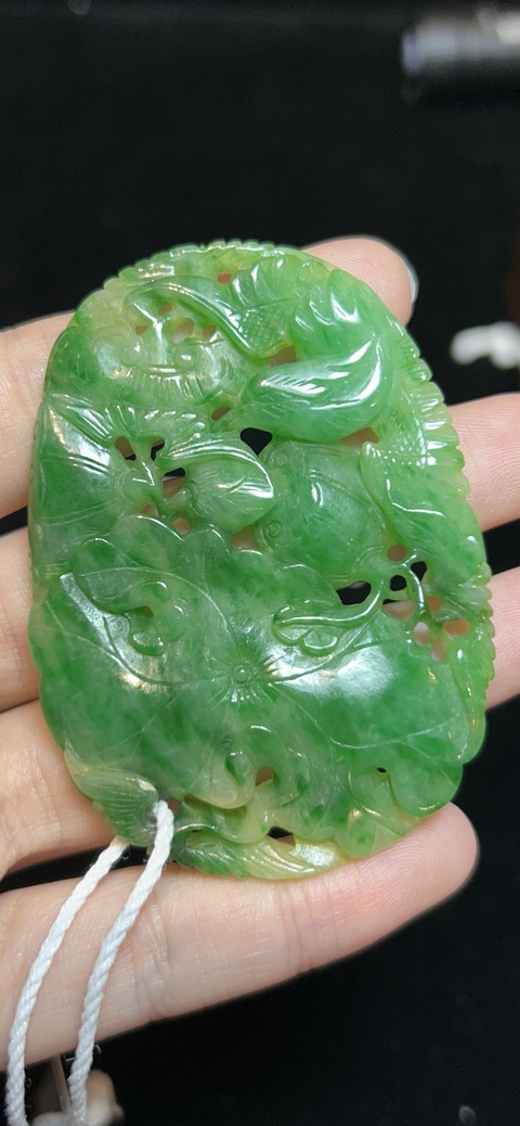 古玩玉器翡翠掛件真品鑒賞圖