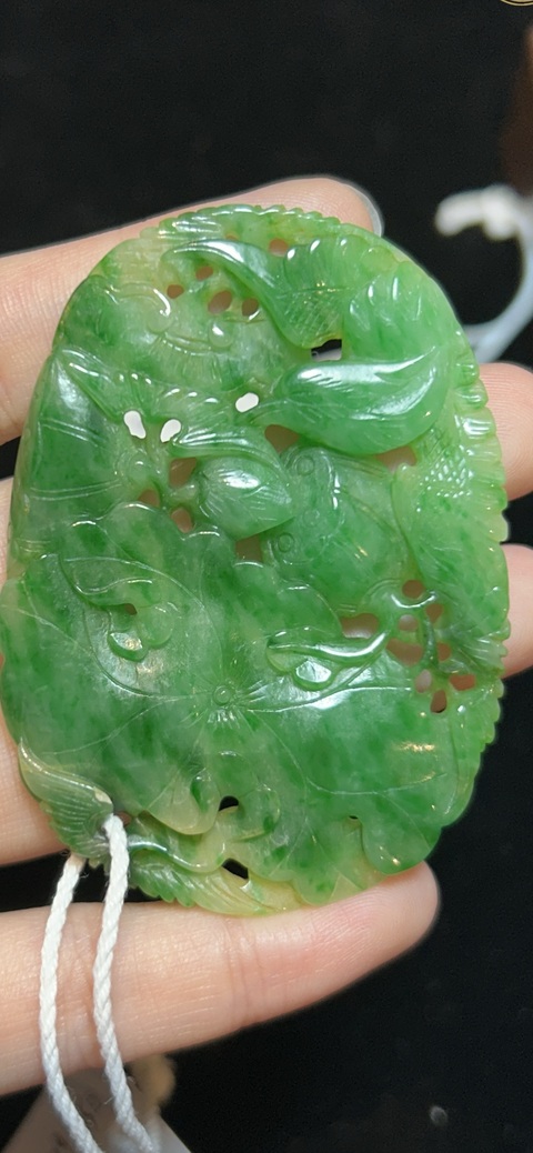 古玩玉器翡翠掛件真品鑒賞圖