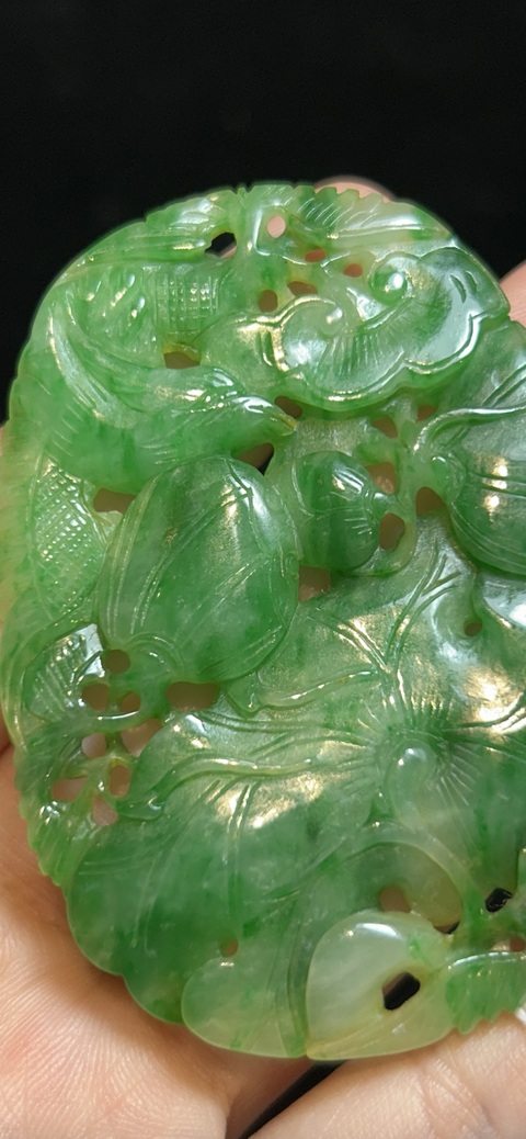 古玩玉器翡翠掛件真品鑒賞圖