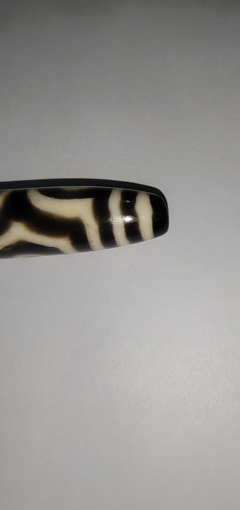 古玩玉器料器天珠真品鑒賞圖