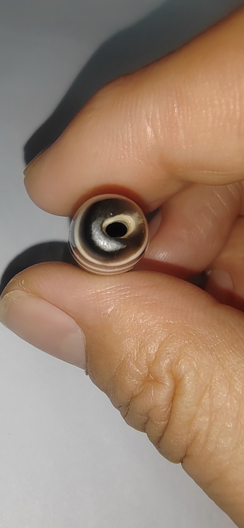 古玩玉器料器天珠真品鑒賞圖