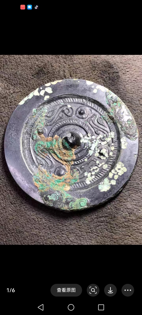 古玩銅器銅鏡真品鑒賞圖