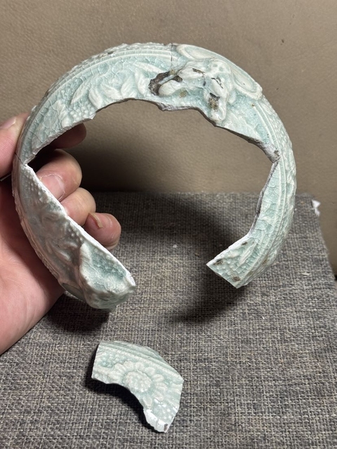 古玩陶瓷云市窯青白釉標本真品鑒賞圖