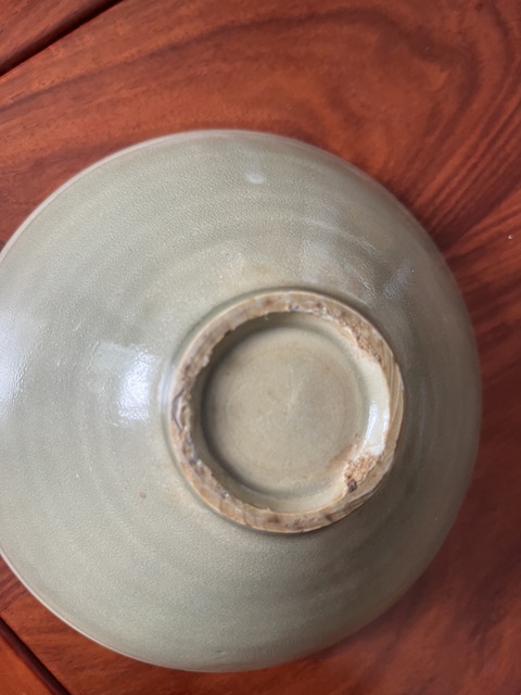 古玩陶瓷耀州窯六線大碗真品鑒賞圖