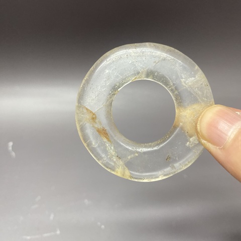 古玩陶瓷水晶平安扣真品鑒賞圖
